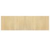 vidaXL Rug Rectangular Light Nature 60x200 cm Bamboo