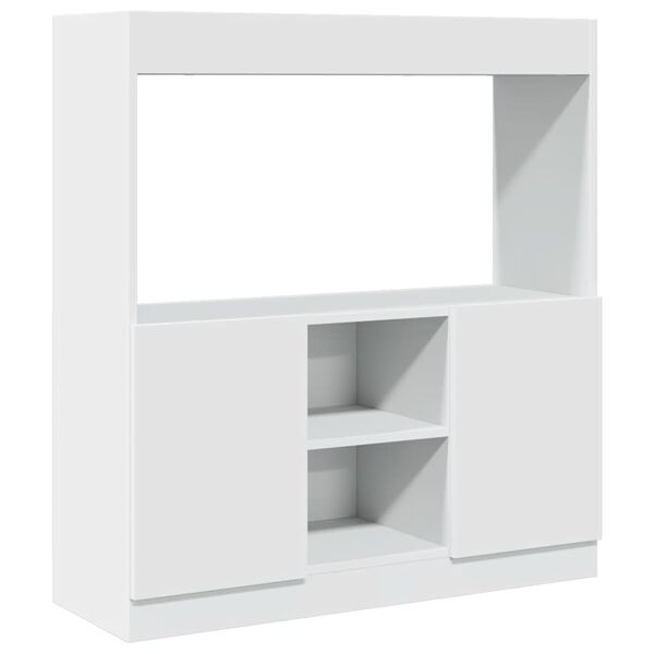 vidaXL Highboard White 92x33x100 cm Engineered Wood