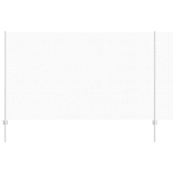 vidaXL Fence and Post Grey 1.4 x 25 m Steel