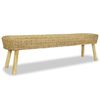 vidaXL Hall Bench 160x35x45 cm Natural Rattan