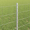 vidaXL Fence and Post Silver 0.8 x 10 m Steel