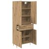 vidaXL Highboard Artisan Oak 69.5 x 34 x 180 cm Engineered Wood