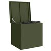 vidaXL Outdoor Storage Box Olive Green 55 x 50.5 x 50 cm Steel