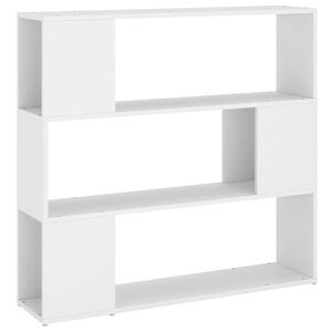 vidaXL Book Cabinet Room Divider White 100x24x94 cm