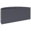 vidaXL Planter Anthracite 90 x 45 x 35 cm Steel