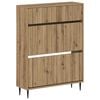 vidaXL Shoe Cabinet ZWOLLE 78 x 24 x 103 cm Engineered Wood