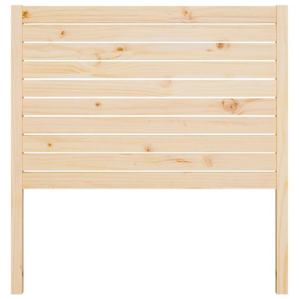 vidaXL Bed Headboard 96x4x100 cm Solid Wood Pine