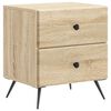 vidaXL Bedside Cabinet Sonoma Oak 43 x 34.5 x 47.5 cm Engineered Wood