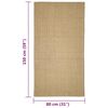 vidaXL Sisal Rug for Scratching Post 80x150 cm