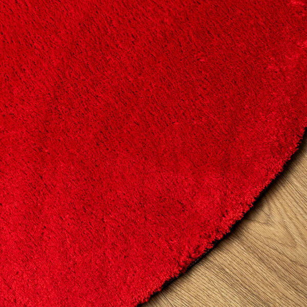 vidaXL Rug HUARTE Short Pile Soft and Washable Red &Oslash; 200 cm