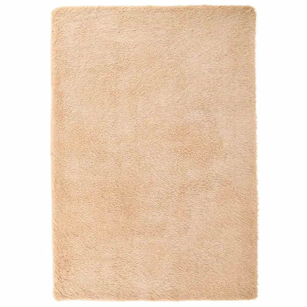 vidaXL Shaggy Rug High Pile NAVARRA Beige 120x170 cm Polyester