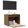 vidaXL Wall Cabinet Honey Brown 45x30x35 cm Solid Pinewood