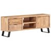 vidaXL TV Cabinet 120x30x42 cm Solid Acacia Wood with Live Edges