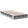 vidaXL Bed Frame without Mattress Concrete Grey 90x200 cm
