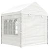 vidaXL Gazebo with Roof White 8.92x2.28x2.69 m Polyethylene