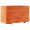 vidaXL Garden Planter Wax Brown 110x60x72 cm Solid Wood Pine