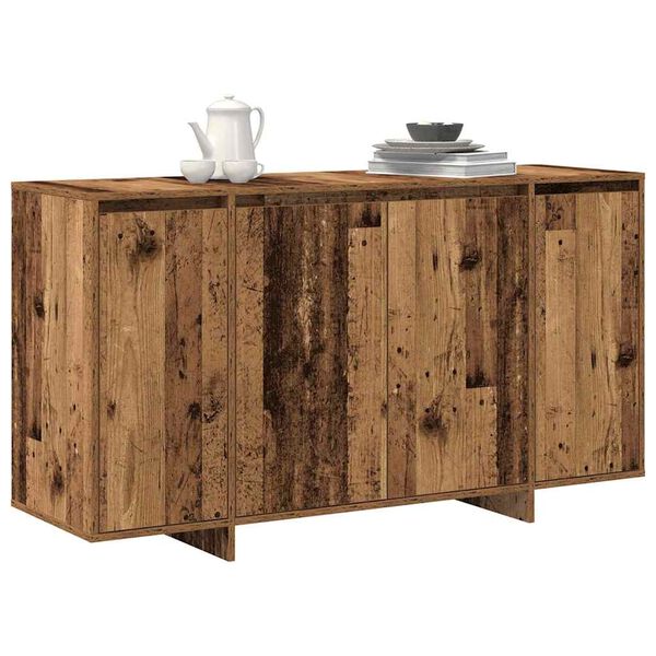 vidaXL Sideboard Old Wood 135 x 41 x 75 cm Engineered Wood