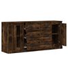 vidaXL Sideboards 3 pcs Smoked Oak Engineered Wood