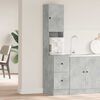 vidaXL Kitchen Cabinet with Door Grey 35 x 50 x 180 cm Engineered Wood