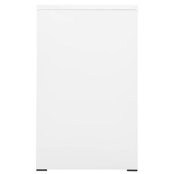 vidaXL Filing Cabinet White 46x62x102.5 cm Steel