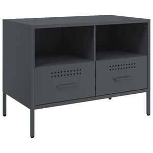 vidaXL TV Cabinet Anthracite 68x39x50,5 cm Steel