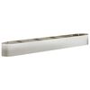 vidaXL Raised Garden Bed Stainless Steel 380 x 40x 40 cm Steel