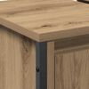 vidaXL Bathroom Sink Cabinet with Storage Artisan Oak 60 x 35 x 60 cm