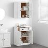 vidaXL Bathroom Furniture Set VIGO 2 pcs White and Antique White