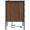 vidaXL Bedside Cabinet 2 pcs Brown Oak 42 x 41 x 61 cm Engineered Wood
