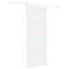 vidaXL Sliding Door 83 x 211 cm Engineered Wood White