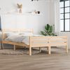 vidaXL Bed Frame without Mattress Solid Wood 140x190 cm