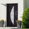 vidaXL Front Door Anthracite 108x208 cm