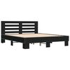 vidaXL Bed Frame without Mattress Black 160x200 cm