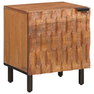 vidaXL Bedside Cabinet Brown 40 x 33 x 46 cm Solid Mango Wood