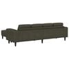 vidaXL Living Room Couch 3 pcs Army Green