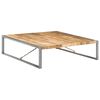 vidaXL Coffee Table 140x140x40 cm Rough Mango Wood