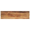 vidaXL Table Top 110x20x2.5 cm Rectangular Solid Wood Rough Mango