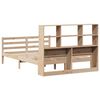 vidaXL Bookcase Bed without Mattress 160x200 cm Solid Wood Pine