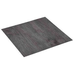 vidaXL Self-adhesive Flooring Planks Dark Brown and Black