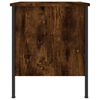 vidaXL Bedside Cabinet Smoked Oak 40x42x50 cm Engineered Wood