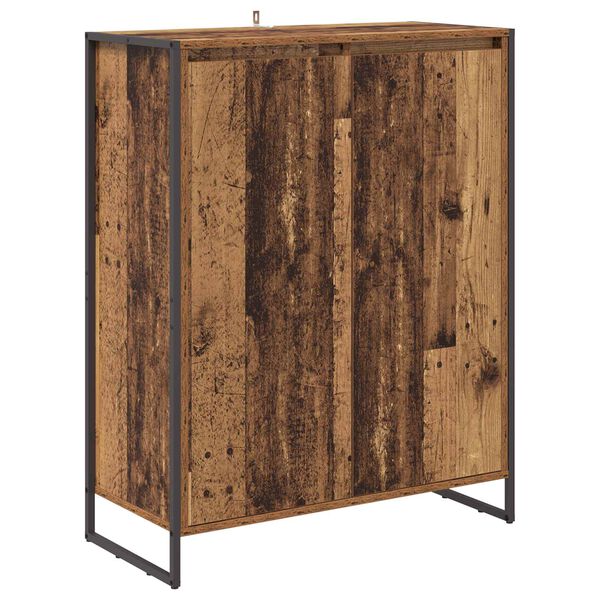 vidaXL Shoe Cabinet Old Wood 79 x 36 x 100 cm Engineered Wood