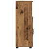 vidaXL Bathroom Cabinet with Storage Old Wood 30 x 35 x 95 cm