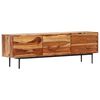 vidaXL TV Cabinet 140x30x45 cm Solid Acacia Wood
