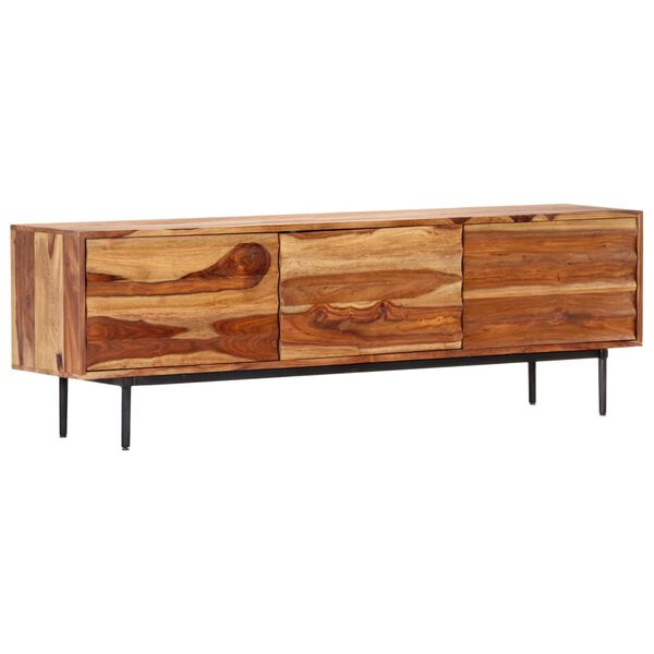 vidaXL TV Cabinet 140x30x45 cm Solid Acacia Wood