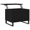 vidaXL Coffee Table Black Oak 60 x 44.5 x 45 cm