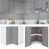 vidaXL Hanging Corner Cabinet Lyon Grey Sonoma 57x57x60 cm Engineered Wood