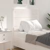 vidaXL Headboard White 106x4x100 cm Solid Wood Pine