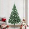 vidaXL Artificial Pre-lit Christmas Tree Green 240 cm PVC
