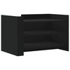 vidaXL Coffee Table Black 80x50x50 cm Engineered Wood