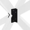 vidaXL Dining Table Leg Spider Shape White 85x85x(72-73) cm Steel